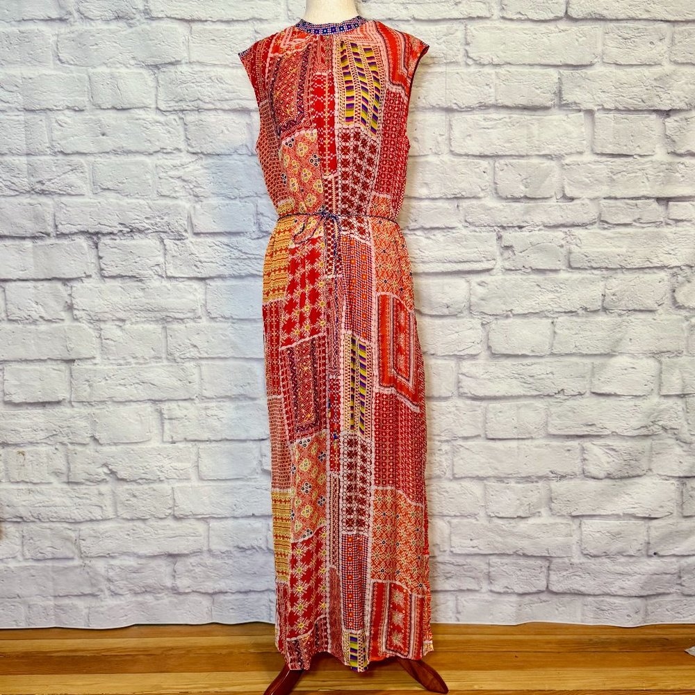 Anthropologie Tanvi Kedia Sol Patchwork Maxi Dress